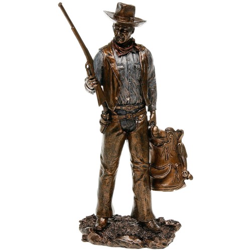 Cowboy bronze standing - cowboy,