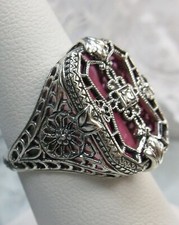 Art Deco Ring, 1930'sPink