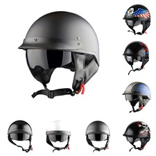 DOT 1Storm Motorcycle Half