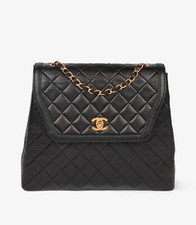 Chanel Black Quilted Lambskin