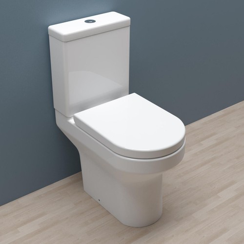 Rimless close coupled toilet - rimless,