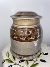 Vintage Stoneware Pot Bowl Lid