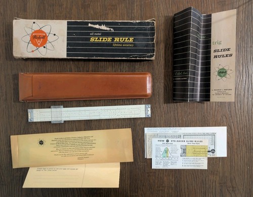 Vintage pickett slide rule - slide,