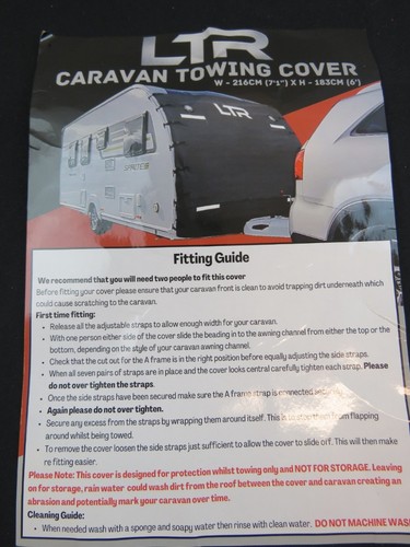Ltr caravan towing cover 216cm - caravan,