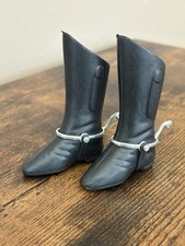 Vintage Action Man palitoy original 7th calvery boots with spurs 