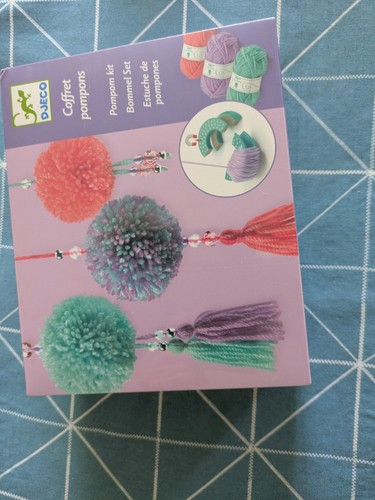 Djeco coffret pom pompons kit - pompons,