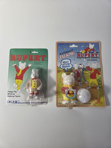 Vintage rupert bear toys podgy - rupert,