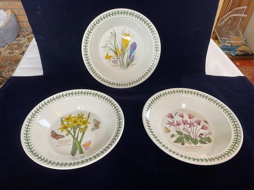 Three portmeirion rimmed - three,