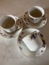 Vintage porcelain tea set of 3