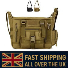 Tactical Messenger Shoulder Bag Large Molle Crossbody Outdoor Travel Laptop Pack
