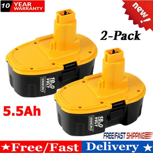 5ah de9098 battery for - 2×,