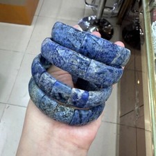Natural Dumortierito Jewelry Stone Beads Bracelet Gemtone Jewelry Bangle For Wom