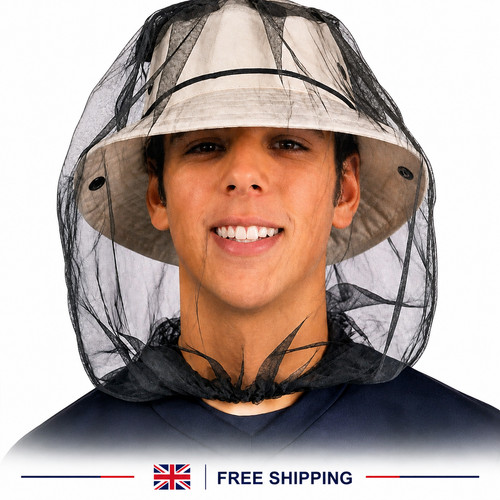 Midge mosquito head net hat - head,