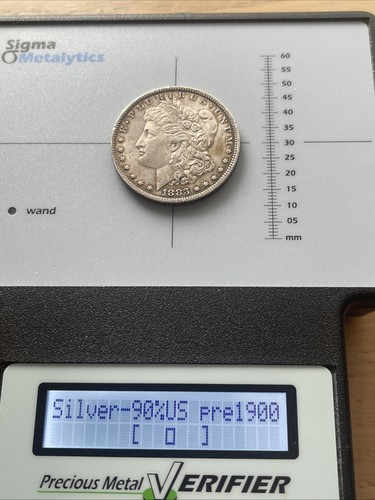1883 mint morgan dollar - mint,