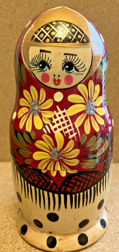 Stacking russian dolls set - russian, of