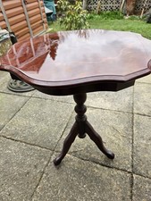 2 X Matching Tables, Red Wood