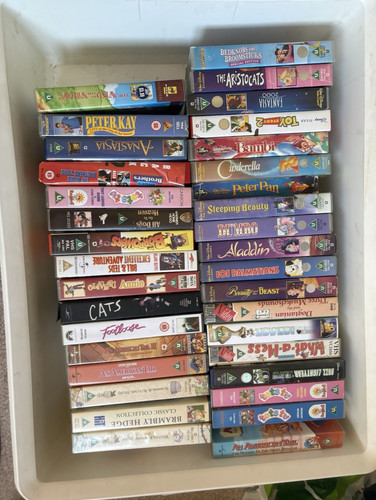 Mixed vhs tapes - mixed,