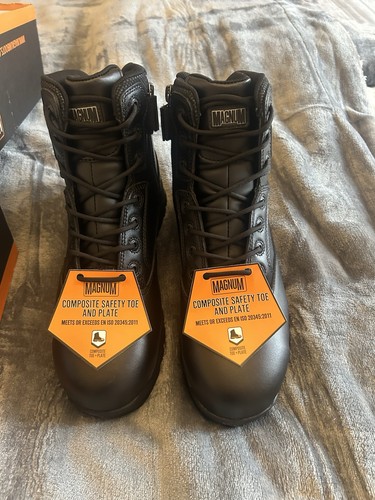 Black work boots magnum - black,