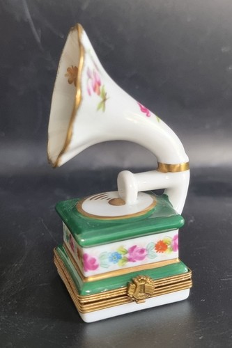 Limoges porcelain gramophone - limoges,