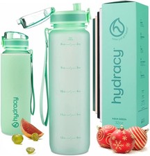 Hydracy Water Bottle with Time