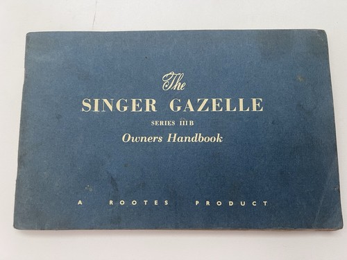 Singer gazelle series iiib - gazelle,