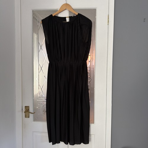 Pleated dress new size l - new,