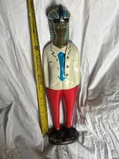 Baule, Baoulé Ivory Coast Hand carved Colon figure: Pharaoh. 34.5cm