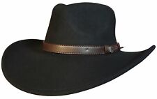 Mens or Womens Crushable Cowboy Hat 100% Wool Stetson Style Hat Western Hat