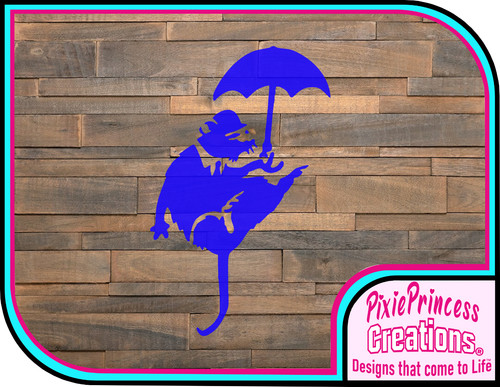 Banksy rat mylar 190 - q,