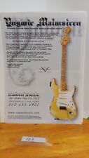 YNGWIE MALMSTEEN FENDER STRATOCASTER GUITAR PRINT AD 11 X 8.5  Q-1