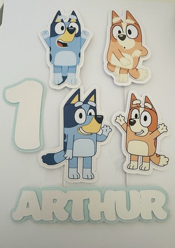 Bluey cake topper set - cake,