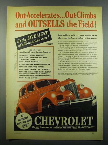 1939 chevrolet car - ad,