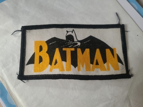 Vintage batman sew patch - on,
