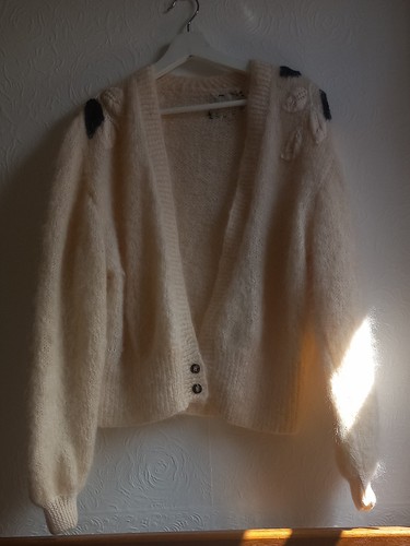 Vintage mohair cardigan - cardigan., hand