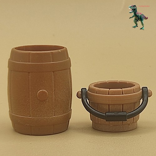 Playmobil wooden bucket - , and