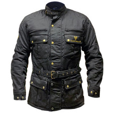 Frank Thomas Legend Motorcycle CE AA Mens Jacket Black