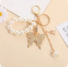 Elegant Butterfly Keychain for