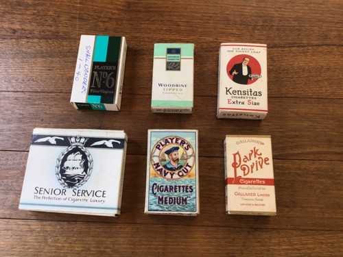 Empty vintage cigarette - vintage,