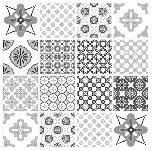 Tile stickers mosaic transfers - tile,