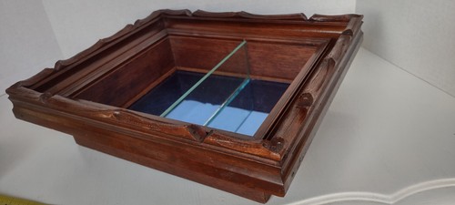 Vintage curio display shelf - curio,