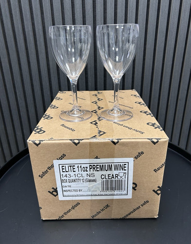 Elite 11oz clear - clear, stemmed