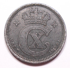 Denmark 1918 VBP GJ 5 Ore