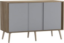 Grey Sliding Door Sideboard