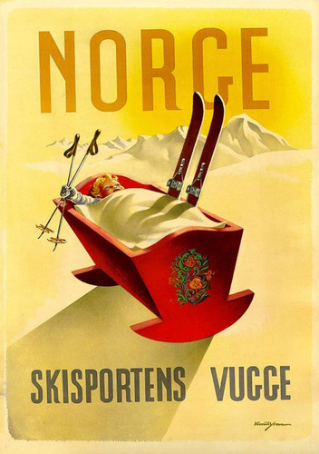 Norway ski vintage - norway,