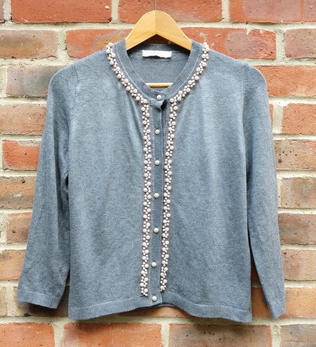 Zara knit size grey - s, pearl