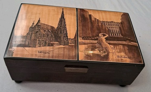 Vtg italian inlaid - inlaid, reuge