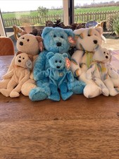 Ty Beanie Bear And Buddys X6