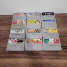 9x Japanese Nintendo SNES