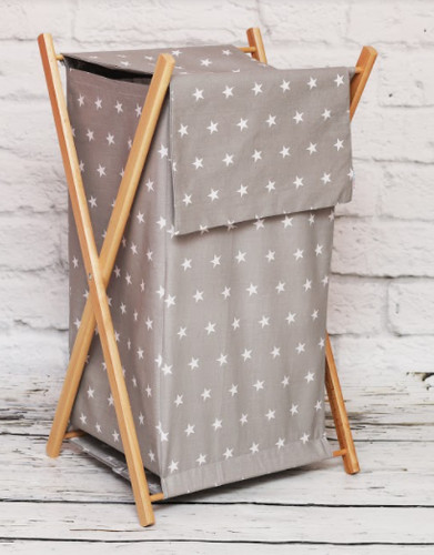 Laundry basket with natural - basket,
