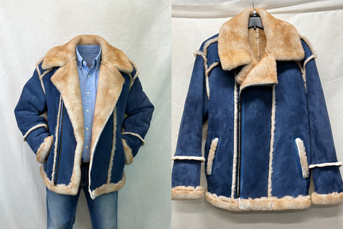 Real sheepskin shearling suede - sheepskin,